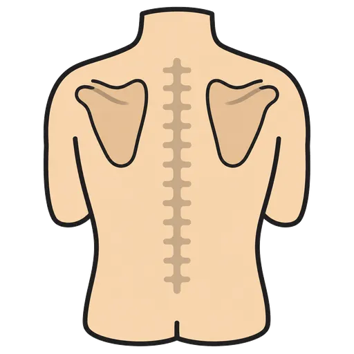 Piktogram AAC: plecy