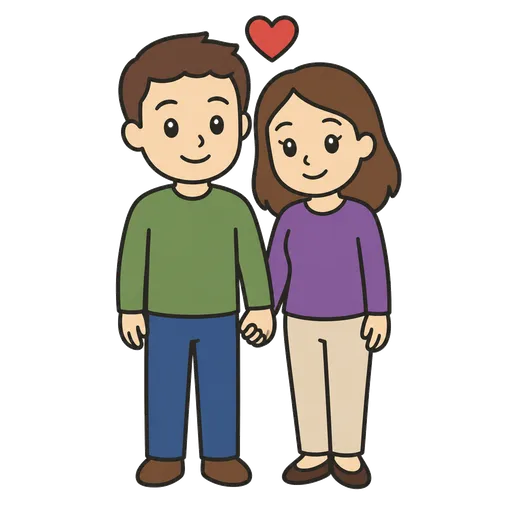 Piktogram AAC: partnerka