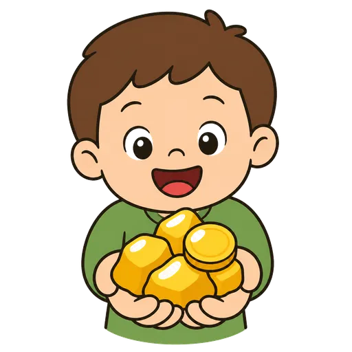 Piktogram AAC: złoty