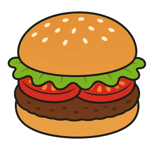 AAC pictogram: burger