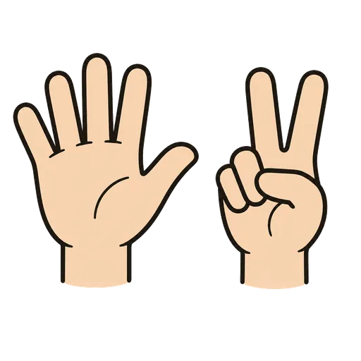 Piktogram AAC: siedem