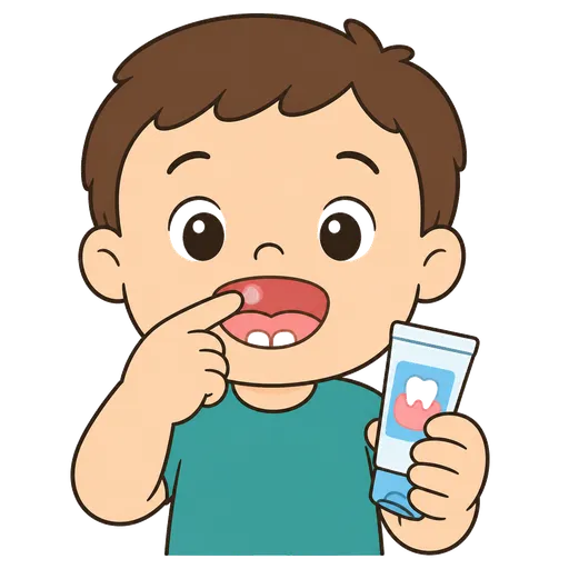 Pittogramma CAA: gel per gengive