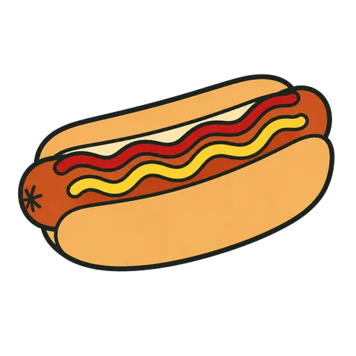 Piktogram AAC: hot dog