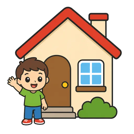 Pittogramma CAA: casa di famiglia