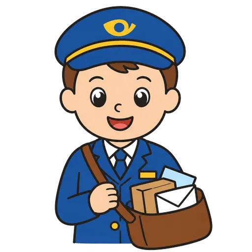 Piktogram AAC: listonosz
