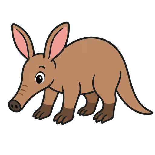 Piktogram AAC: aardvark
