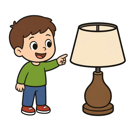 AAC pictogram: lamp shade
