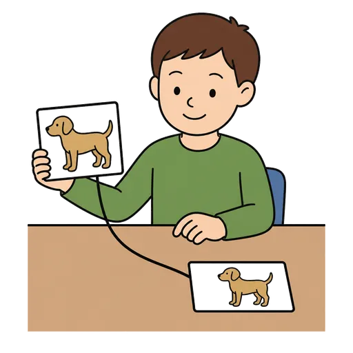 Pittogramma CAA: connecting picture with word