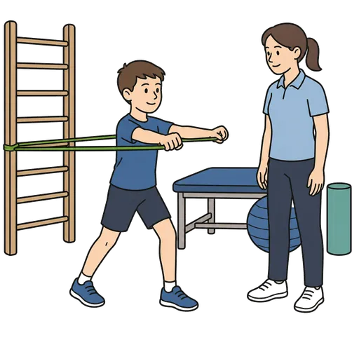 Pittogramma CAA: riabilitazione attiva