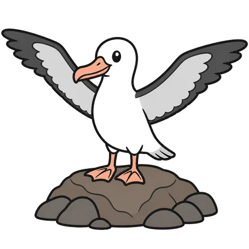 Piktogram AAC: albatros