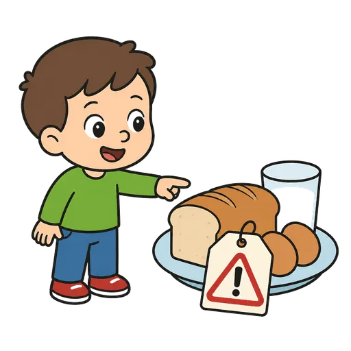 Pittogramma CAA: allergene alimentare