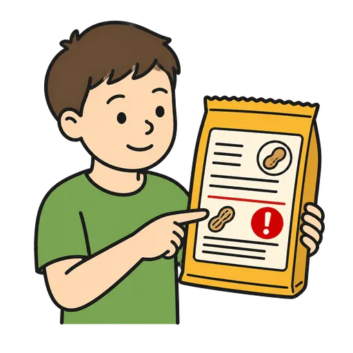 Piktogram AAC: alergen