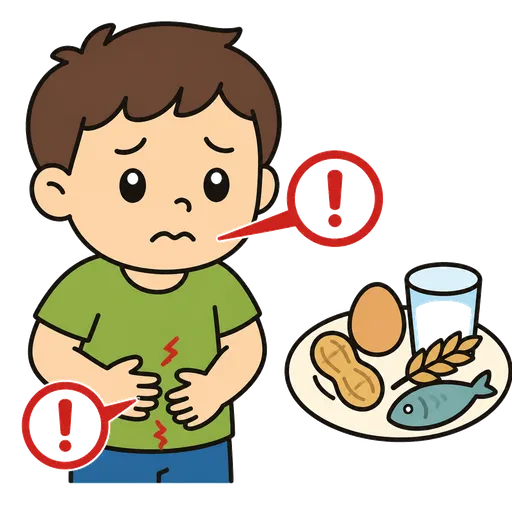 Piktogram AAK: potravinová alergia