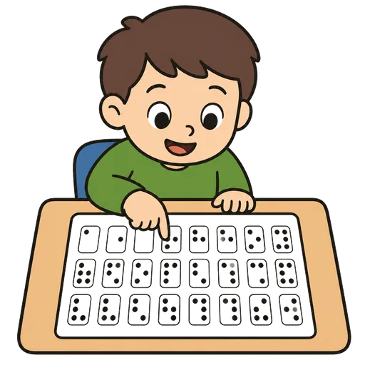 Piktogram AAC: alfabet braille'a