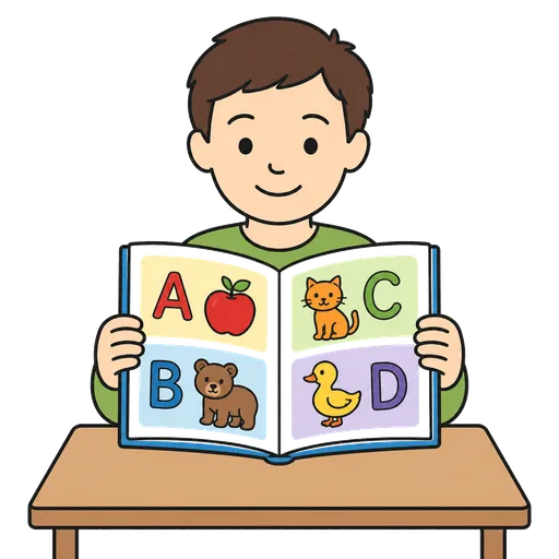 Piktogram AAC: alfabet obrazkowy