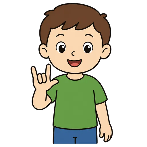 Piktogram AAC: alfabet palcowy