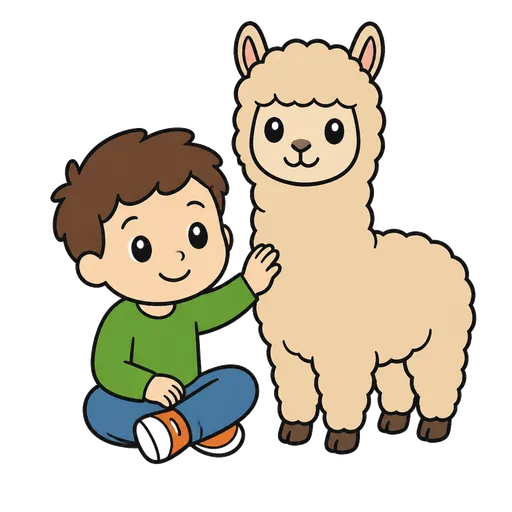 AAC pictogram: Alpaca therapy