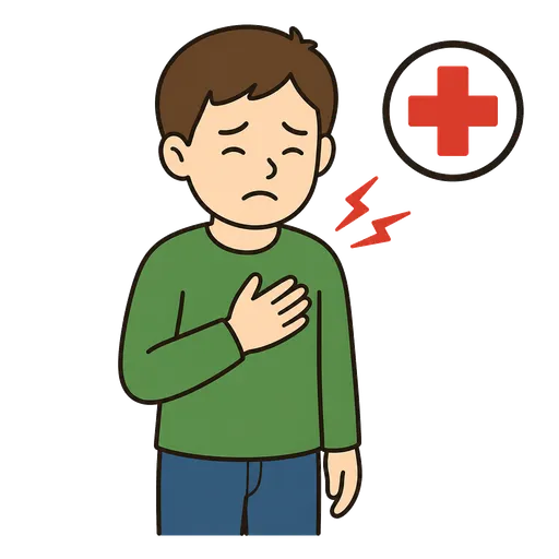 Piktogram AAC: angina