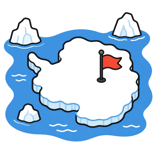 Pictogramme CAA : Antarctique