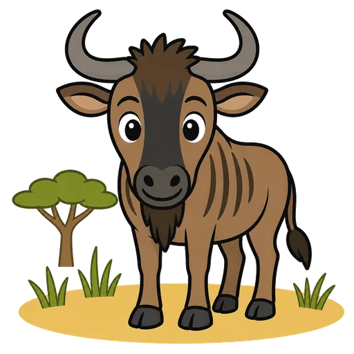 Piktogram AAC: antylopa gnu
