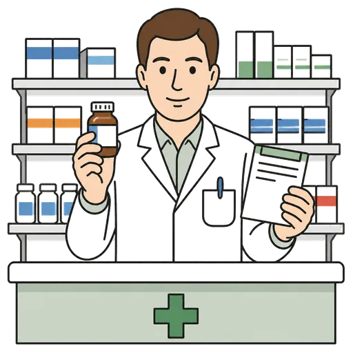 Pittogramma CAA: farmacista