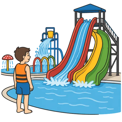 Piktogram AAC: aquapark