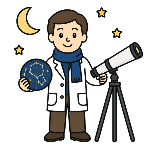 Piktogram AAC: astronom