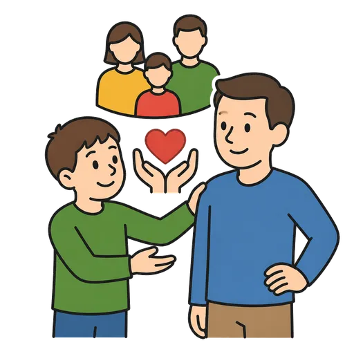 Pittogramma CAA: assistente di famiglia