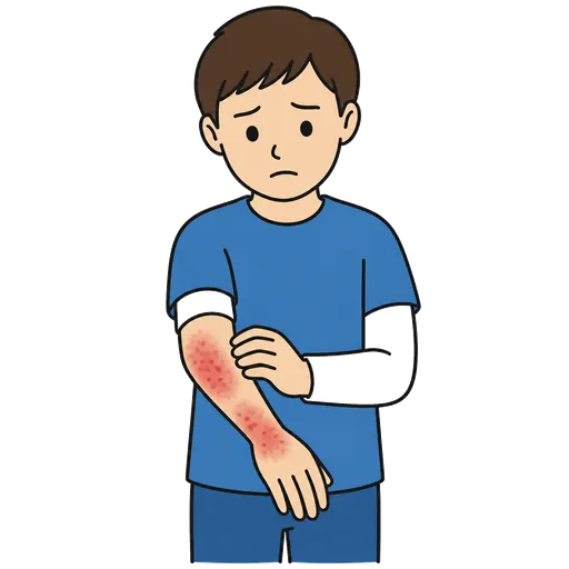 Pittogramma CAA: dermatite atopica (eczema)