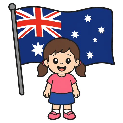 Piktogram AAC: Australijka