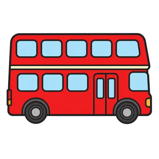 Piktogram AAK: poschodový autobus