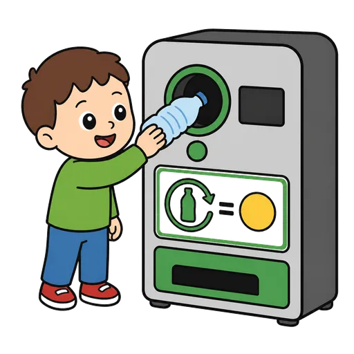 Piktogram AAK: vratné automaty na lahve (vrácení zálohy)