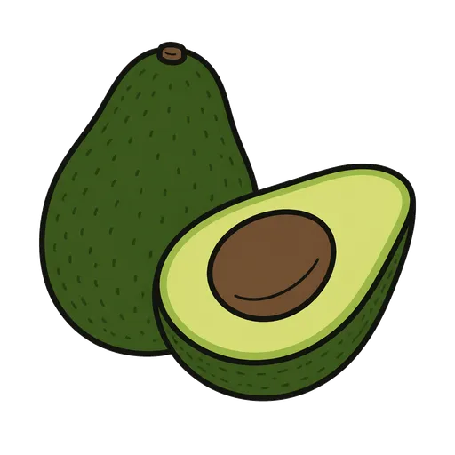 Piktogram AAC: awokado