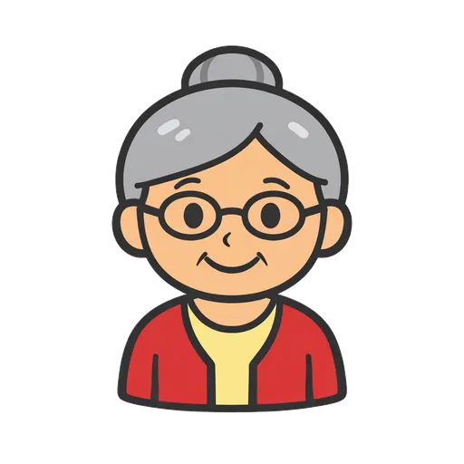 Piktogram AAC: babcia