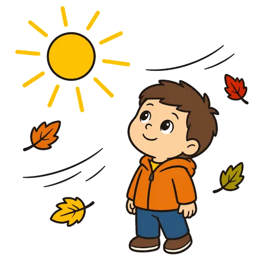 Piktogram AAC: babie lato