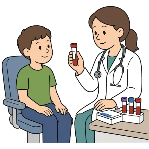 AAC-Piktogramm: Hormon-Test
