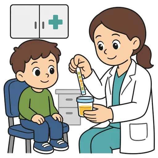 AAC pictogram: urine test