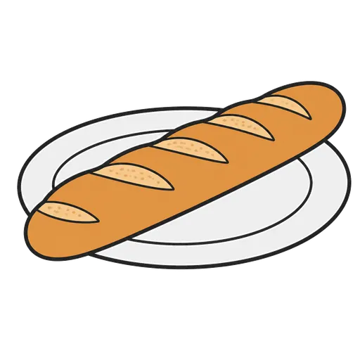 Piktogram AAC: bagietka