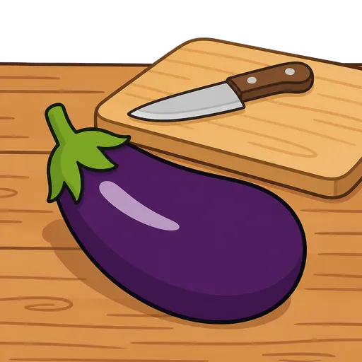 AAC-Piktogramm: Aubergine