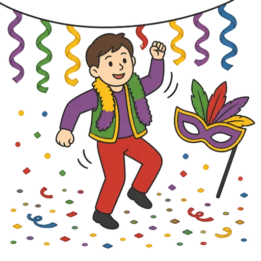 Pittogramma CAA: ballo di carnevale