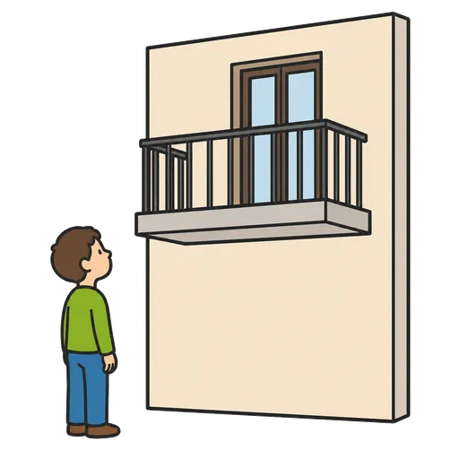Piktogram AAK: balkon