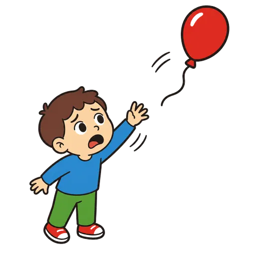 Piktogram AAK: Môj balón ušiel