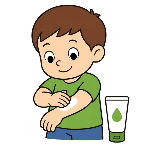 Piktogram AAC: balsam do ciała