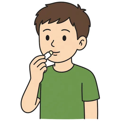 Piktogram AAC: balsam do ust