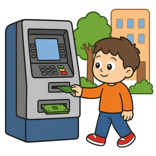 Piktogram AAK: bankomat