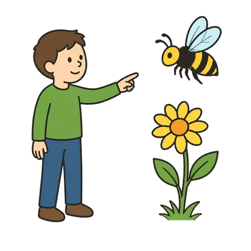 Piktogram AAC: bee
