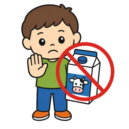 AAC-Piktogramm: ohne Milchprodukte