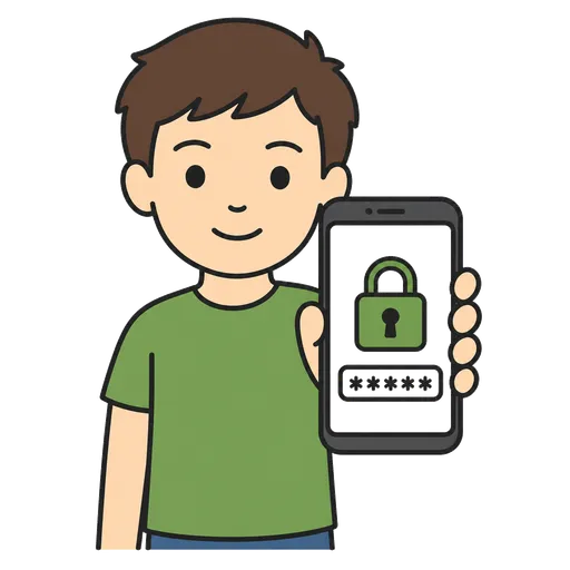 Pittogramma CAA: password sicura