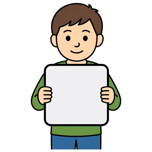 AAC pictogram: white