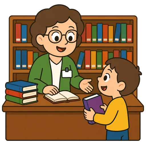 Pittogramma CAA: bibliotecario